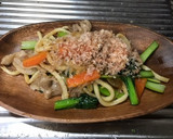 マヨネーズで炒める焼きうどん作り方8写真