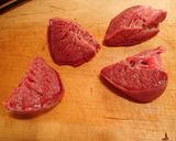 モウカザメの心臓の刺身作り方5写真