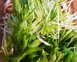 ささみと水菜のごまポンザーサイ和え作り方4写真