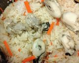 かきの炊き込みご飯作り方5写真