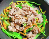 ピーマンと豚肉のオイスターソース炒め作り方7写真