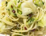 キャベツとしらすの和風パスタ作り方8写真