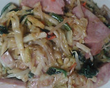 オイスターソースと醤油味の五目焼きそば作り方8写真