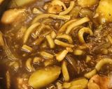 お鍋の〆●煮込みカレーうどん鍋作り方3写真