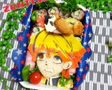鬼滅の刃★ 冨岡義勇キャラ弁作り方19写真