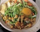風邪ひきさん、レンゲで食べるサッポロ一番作り方5写真