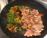 野菜炒め(肉あり)作り方4写真