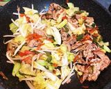野菜炒め(肉あり)作り方5写真