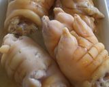絶品！豚足と白いんげんの煮込み作り方1写真