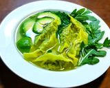 アボカド入り　セルバチコのスープ餃子作り方8写真