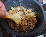 ひじきとかにかまの炊き込みご飯作り方5写真