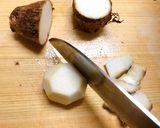 サクッとマヨ衣☆里芋の磯辺揚げ作り方4写真