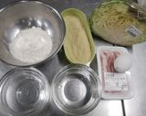 粉末高野豆腐で基本のお好み焼き作り方1写真