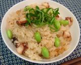 夏バテ防止★半夏至の枝豆入りたこめし作り方4写真