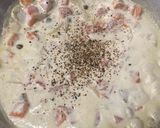 スモークサーモンと生クリームスパゲッティ作り方16写真