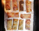 簡単バレンタイン♡チョコとフルーツの春巻作り方6写真