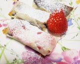 簡単バレンタイン♡チョコとフルーツの春巻作り方7写真