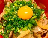 お手軽ランチ！きのこと玉ねぎで基本の牛丼作り方4写真