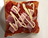 簡単　　食パンピザ作り方2写真