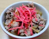 お手軽豚丼。作り方6写真