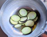 茄子とネギの味噌汁作り方2写真