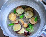茄子とネギの味噌汁作り方4写真