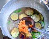茄子とネギの味噌汁作り方5写真