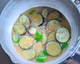 茄子とネギの味噌汁作り方6写真