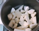 ほっこり美味♡カブのミルクスープ作り方1写真