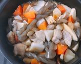 めんつゆで味付け簡単♡筑前煮作り方4写真