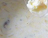 ほうれん草とモッツァレラのクリームパスタ作り方2写真