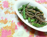 ✿いんげんとこんにゃくの❀胡桃✿味噌和え作り方6写真