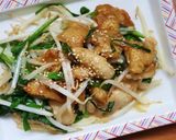 お手軽なおつまみ♪鶏皮ともやしの炒め物作り方3写真