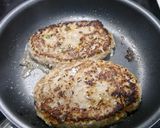 簡単！煮込み風ジャンボハンバーグ作り方4写真