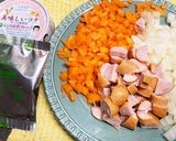 あるものだけでパエリア風作り方1写真