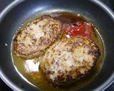 簡単！煮込み風ジャンボハンバーグ作り方5写真