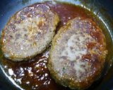 簡単！煮込み風ジャンボハンバーグ作り方6写真