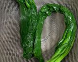 ニラとほうれん草の黒胡麻和え作り方5写真
