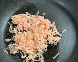 カリカリ梅の和風パスタ作り方4写真