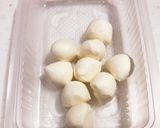 一口モッツァレラ即席味噌汁の味噌で味噌漬作り方1写真