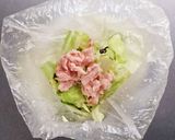 災害非常食☆ポリ袋で無限塩昆布キャベツ。作り方3写真