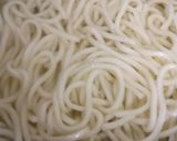ぶっかけ温玉肉うどん作り方5写真