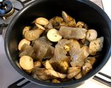 こんにゃくとごぼうの煮物作り方2写真