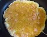 ハム入り卵焼き作り方3写真