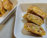 ハム入り卵焼き作り方7写真