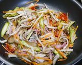 簡単！ピリ辛イタリアン☆野菜生姜焼き作り方4写真