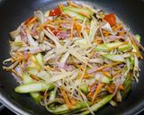 簡単！ピリ辛イタリアン☆野菜生姜焼き作り方5写真