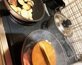 照り焼きチキンと野菜の簡単ワンプレート作り方3写真