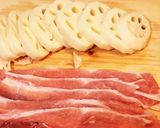 レンコンの肉巻き(チーズ入り)作り方1写真