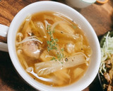 鯖缶とたっぷり野菜の和風スープ作り方6写真